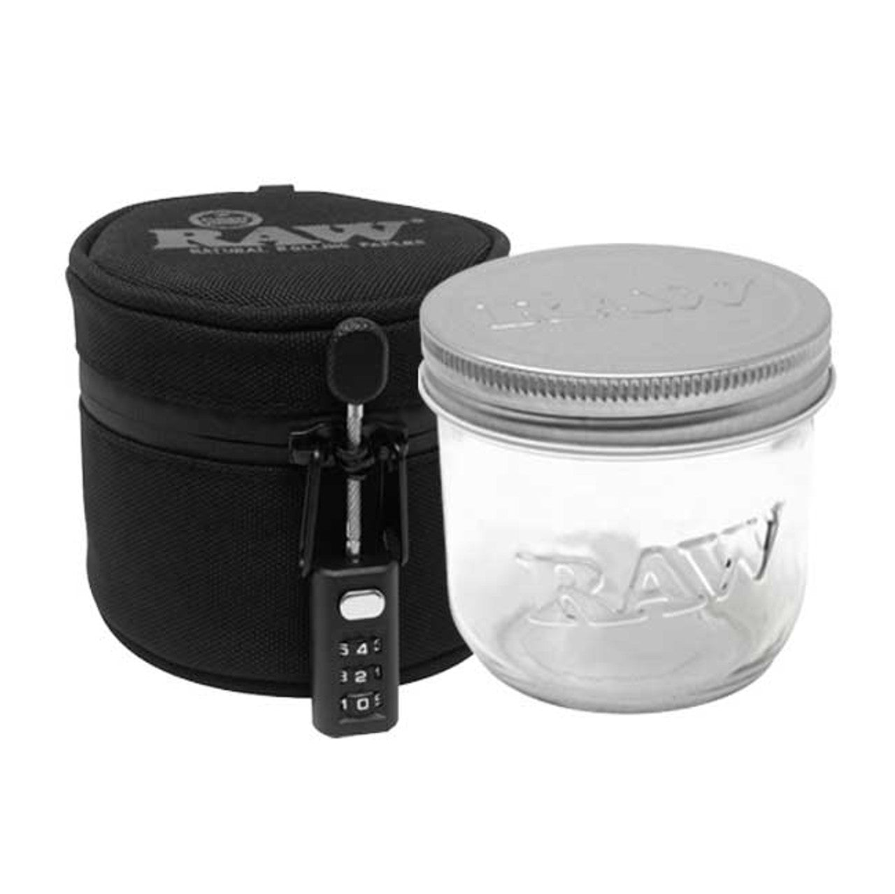 Wholesale RAW Mason Jar Small with Protective Case